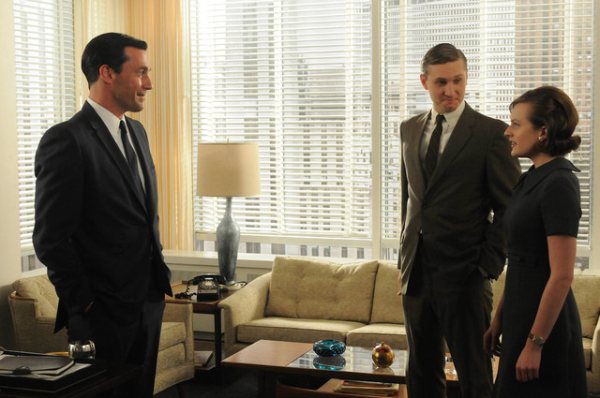 Don Draper and Peggy Olson