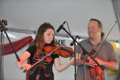 Christian Howes with Daughter